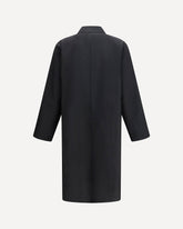 Lab virgin wool-blend Coat - BLACK | Base Blu