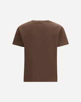 Bella cotton T-shirt - BROWN | Base Blu