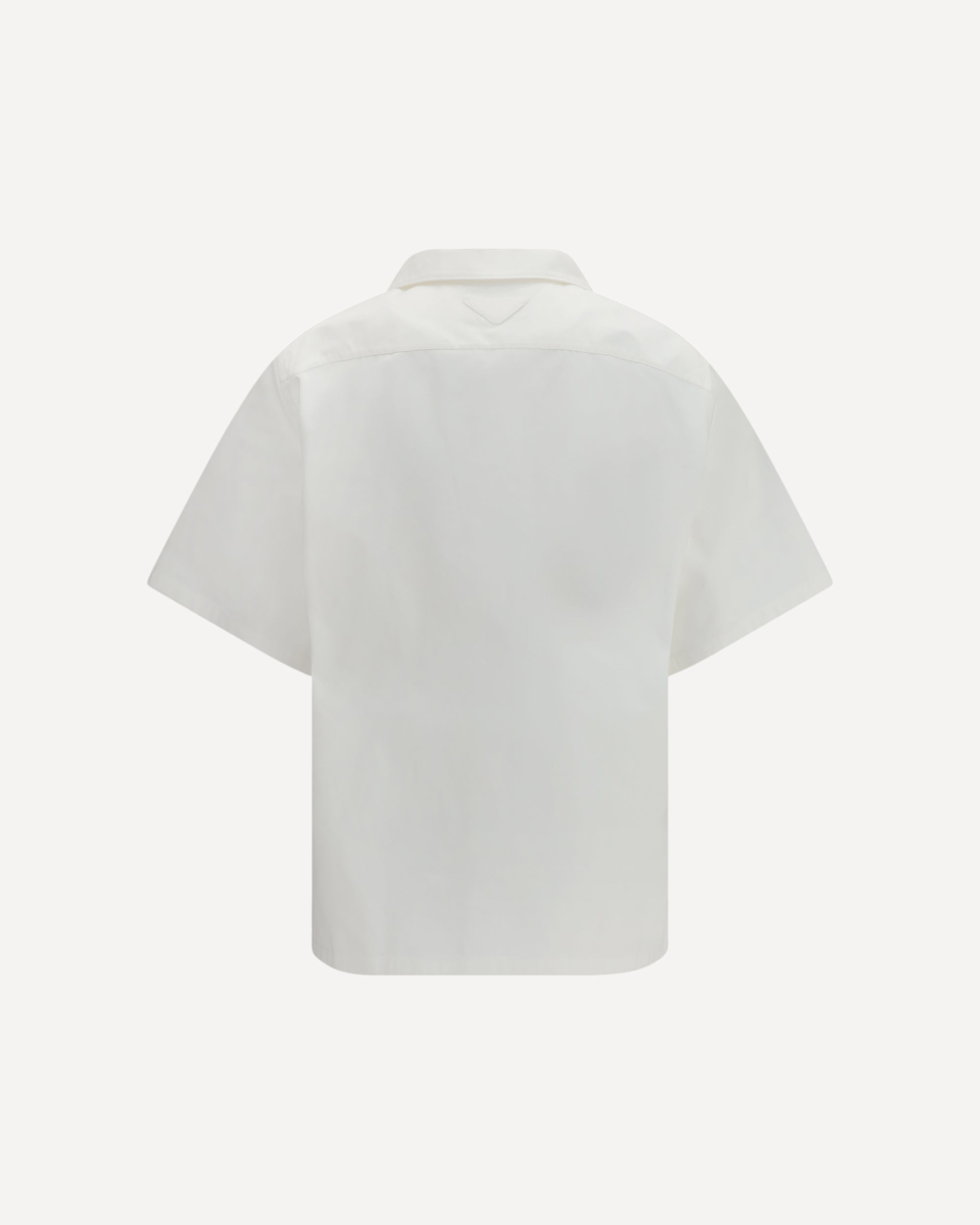 PRADA Oversized wave print Shirt WHITE | Base Blu