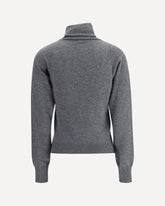 Cashmere turtleneck Sweater - GREY | Base Blu