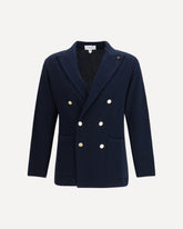 Knit Blazer - BLUE | Base Blu