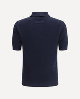 Premium Cotton Polo with open collar - BLACK | Base Blu