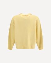 Long sleeve polo Sweater - YELLOW | Base Blu