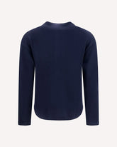 Chiara virgin wool Cardigan - BLUE | Base Blu