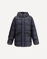 hooded Down Jacket - BLUE | Base Blu