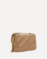 Love Classic leather Shoulder Bag - BROWN | Base Blu