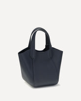 Borsa a Mano in pelle granata mini - BLU | Base Blu