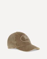 Cappello da Baseball in velluto a costine - BEIGE | Base Blu