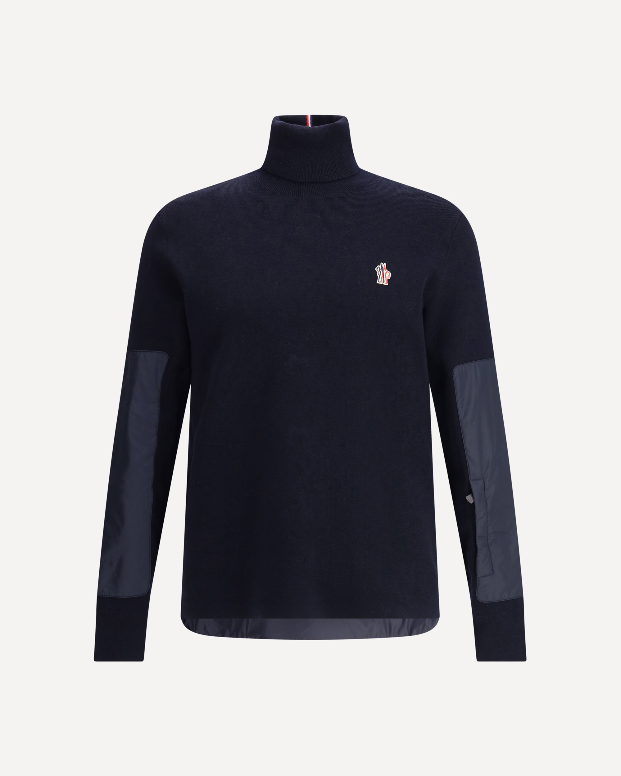 MONCLER GRENOBLE Stretch Wool Turtleneck BLUE | Base Blu