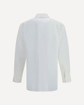 Crystal embroidered Shirt - WHITE | Base Blu