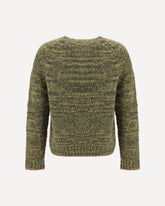 Frederik Contrast Sweater - GREEN | Base Blu