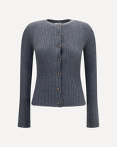 Cashmere Cardigan - GREY | Base Blu