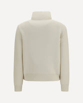 Padded zip Cardigan - CREAM | Base Blu