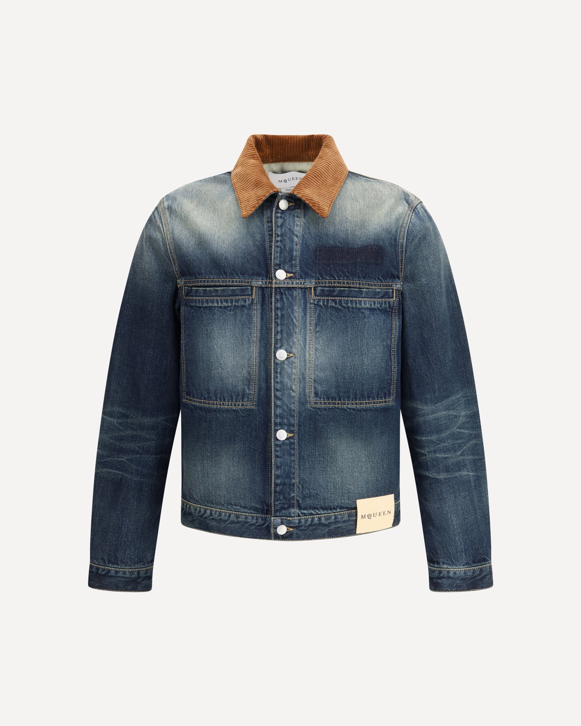 ALEXANDER McQUEEN Denim Jacket BLUE | Base Blu