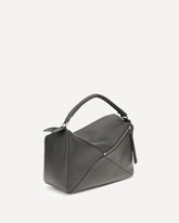 Borsa a Mano Puzzle grande - GRIGIO | Base Blu