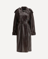 Bairo long trench Coat - BROWN | Base Blu