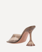 Lupita Glass Slipper Sandals - BROWN | Base Blu