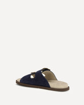 Suede Sandals - BLACK | Base Blu