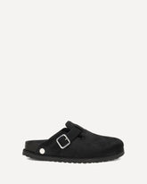 Mules Boston in crine di cavallo con pianta stretta - NERO | Base Blu