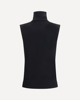 Top Piuma in maglia - NERO | Base Blu