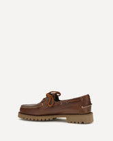 Ranger Waxy Loafers - BROWN | Base Blu