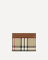 Printed canvas Card Holder - BEIGE | Base Blu