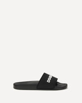 Logo Slippers - BLACK | Base Blu