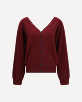 Jiani cashmere Cardigan - BORDEAUX | Base Blu