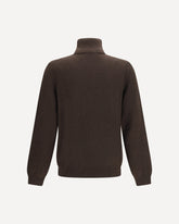 Parksville Baby cashmere turtleneck Sweater - BROWN | Base Blu