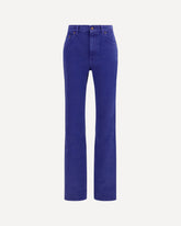 Cotton denim Pants - BLUE | Base Blu