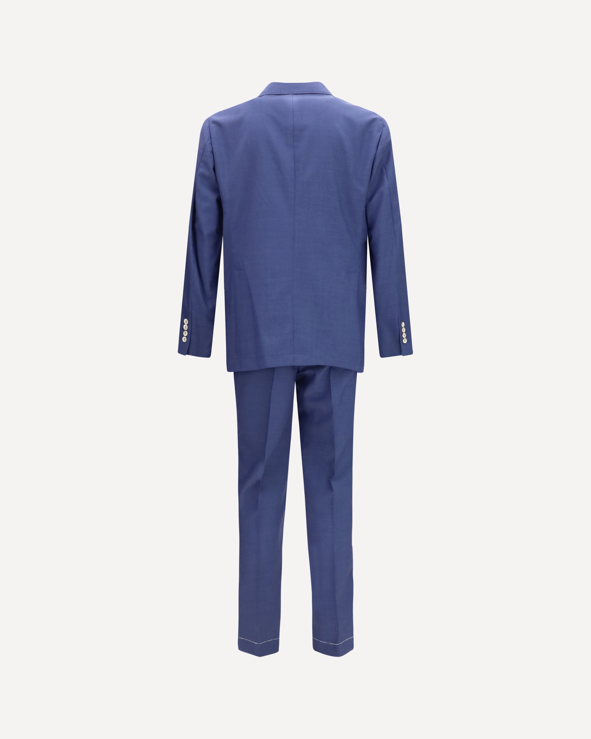 BRUNELLO CUCINELLI Single-breasted Suit with peak lapels BLUE