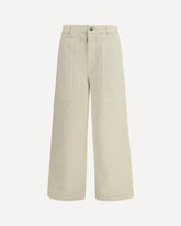 Cotton Trousers - CREAM | Base Blu