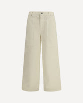 Cotton Trousers - CREAM | Base Blu