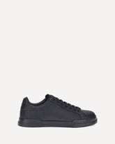 Leather Sneakers - BLACK | Base Blu