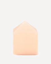 Candela a forma di casetta in cera - ROSA | Base Blu