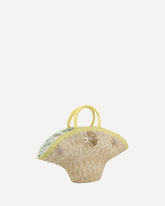 Calore Straw Handbag - BEIGE | Base Blu