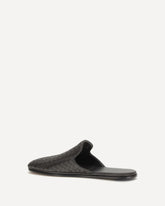 Palazzo Intrecciato Slippers - BLACK | Base Blu