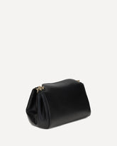 Leather Shoulder Bag - BLACK | Base Blu