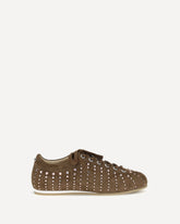 Crystal Ray Sneakers - BROWN | Base Blu