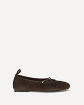 Ballerine Rosalind in pelle - MARRONE | Base Blu