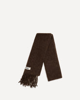 Fringed Scarf - BROWN | Base Blu