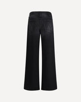 The Spinner Zip Sneak Jeans - BLACK | Base Blu