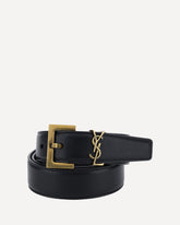 Leather Belt - BLACK | Base Blu