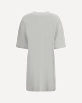 Abito T-Shirt semiaderente in jersey dry - BIANCO | Base Blu