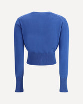 Cardigan crop Bea - BLU | Base Blu