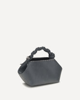 Small Bou woven Handbag - BLUE | Base Blu
