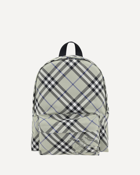 BURBERRY Check Archive Backpack BEIGE | Base Blu