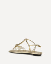 Sandali in nappa mordorè - ORO | Base Blu