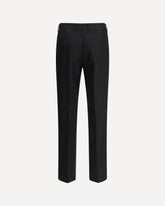 FF pattern linen Pants - BLACK | Base Blu