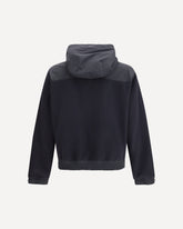 Polartec® Hooded Zip-Up Sweatshirt - BLACK | Base Blu